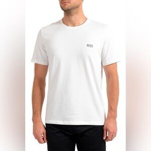 BOSS Hugo Boss White Stretch Crewneck T-Shirt